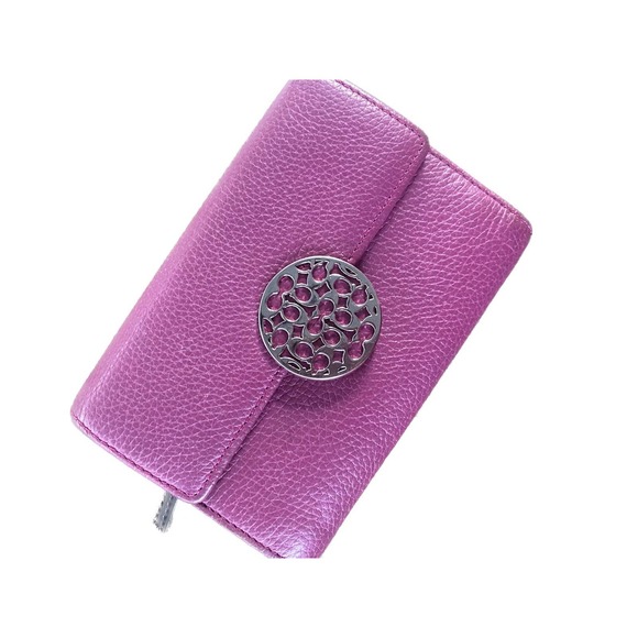 Coach Handbags - Coach Purple Wallet